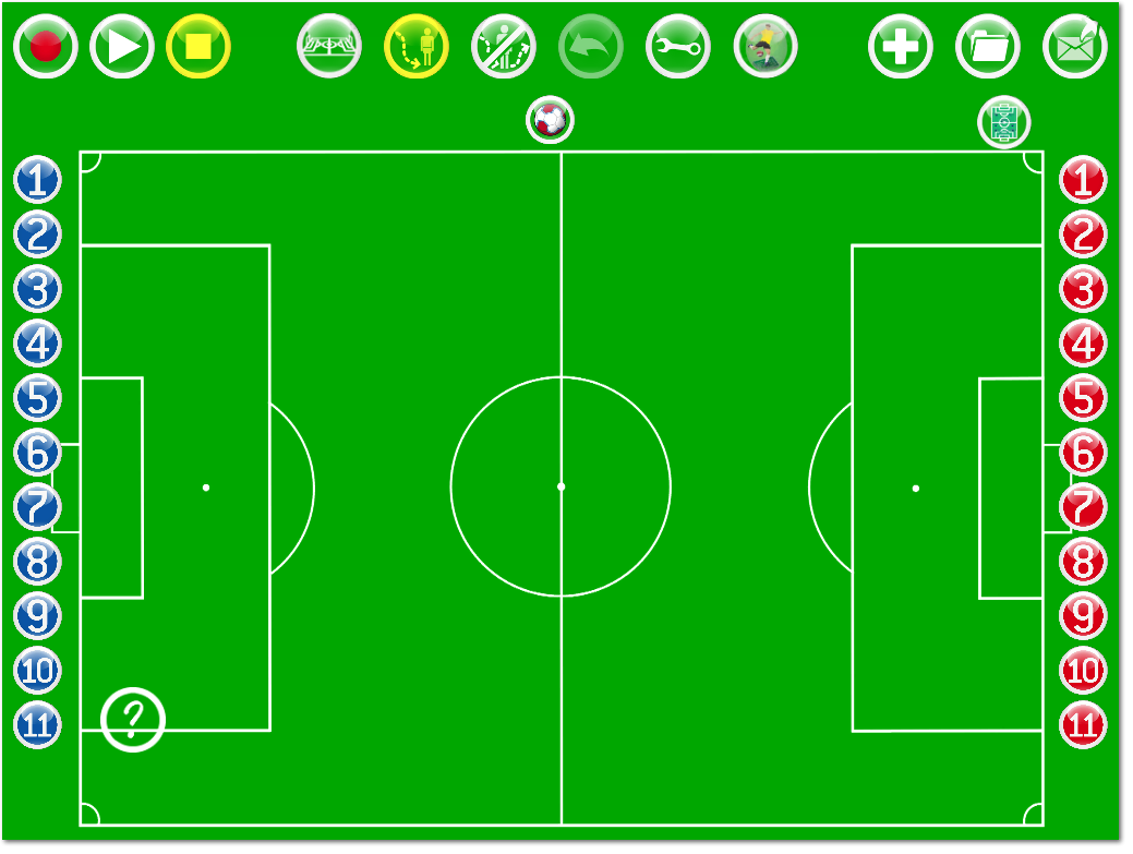 FootBallSketcher main screen